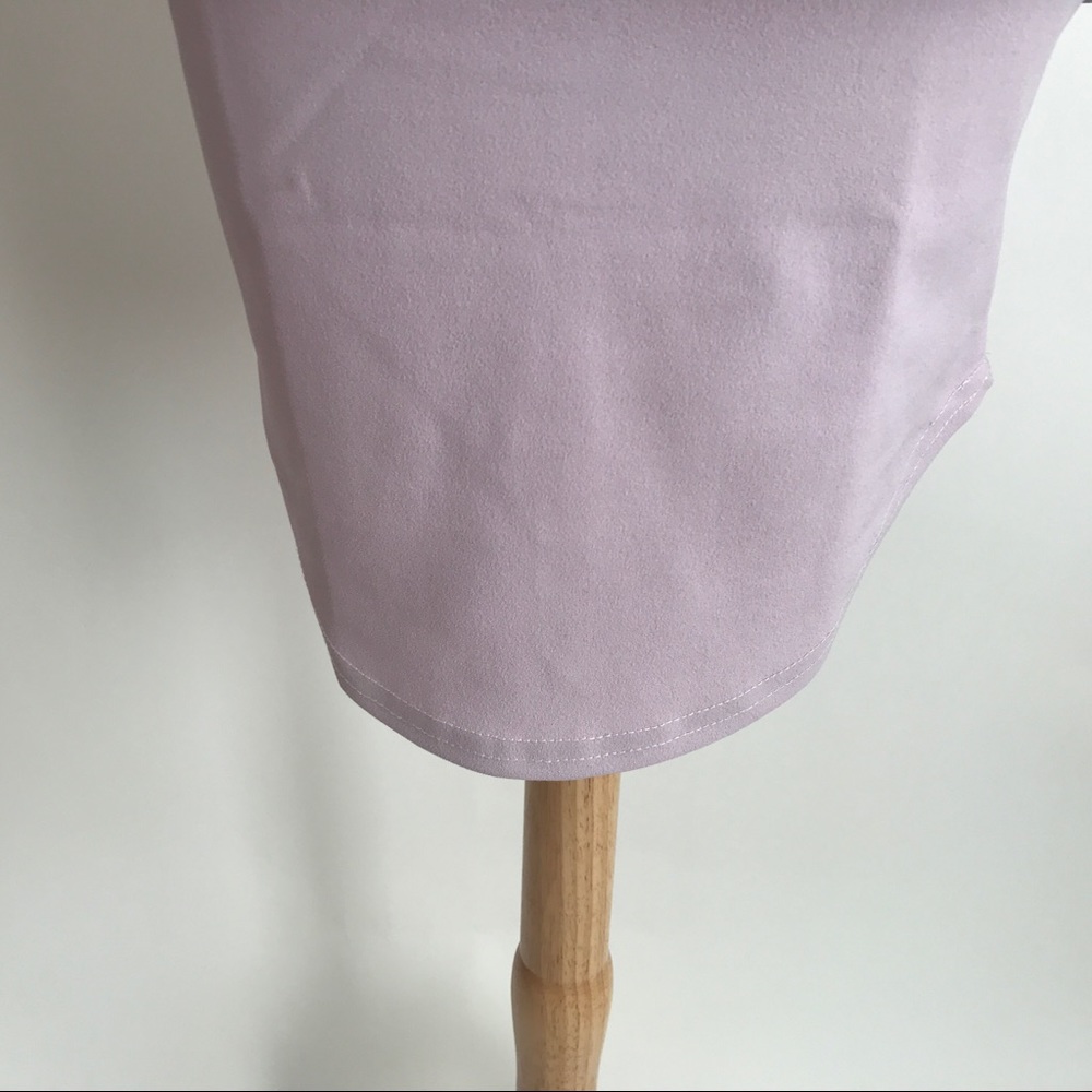 NWT Misguided Lilac Choker Neck Bodycon Dress - Picture 5 of 8